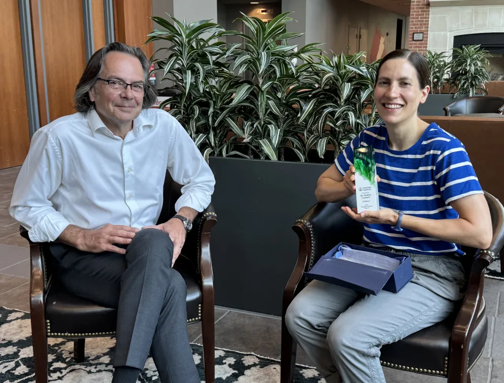 Drs Melissa Leonard and Michael Oglesbee