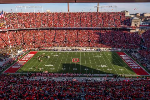 Game day experience, scenes and sights during the football game against Michigan at Ohio Stadium