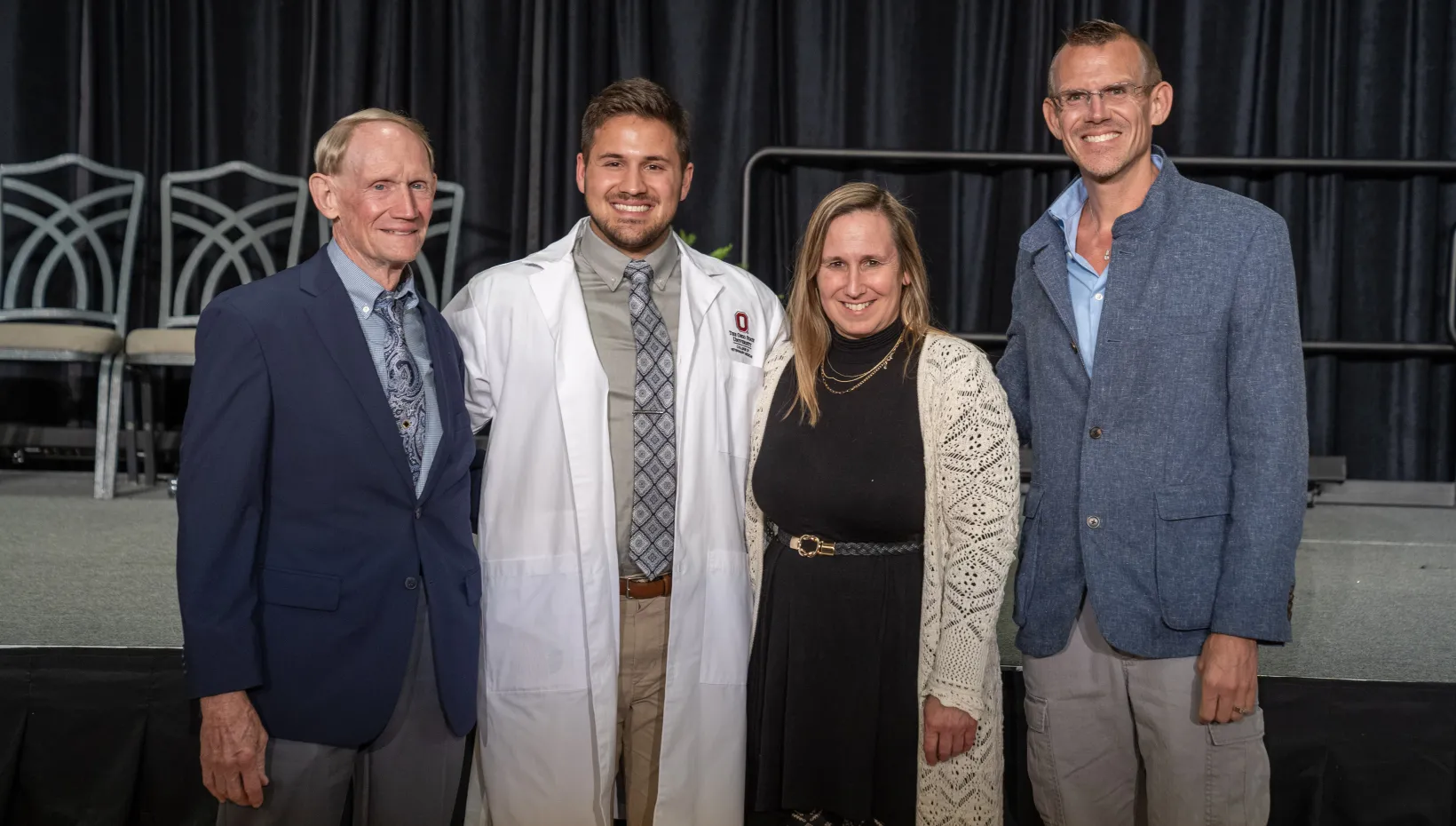 From left Dr. Douglas Coatney, Dr. Tyler Smith, Dr. Emily Coatney-Smith and Dr. Adam Coatney-Schuler