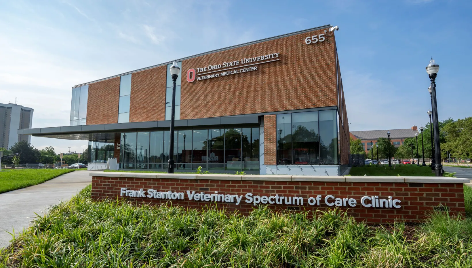 Scenic shot of the Frank Stanton Veterinary Spectrum of Care Clinic