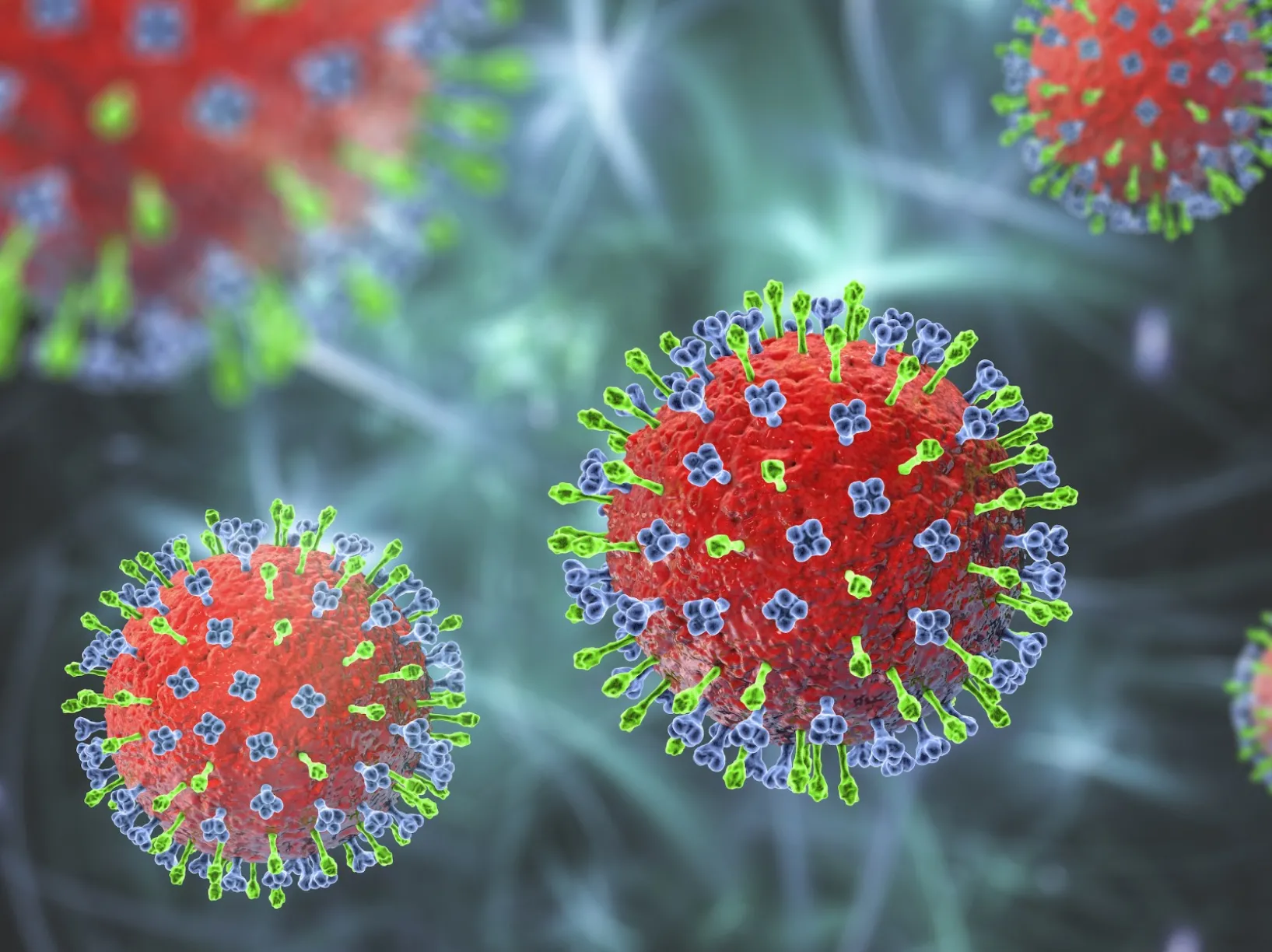 Virus in microbiology environment