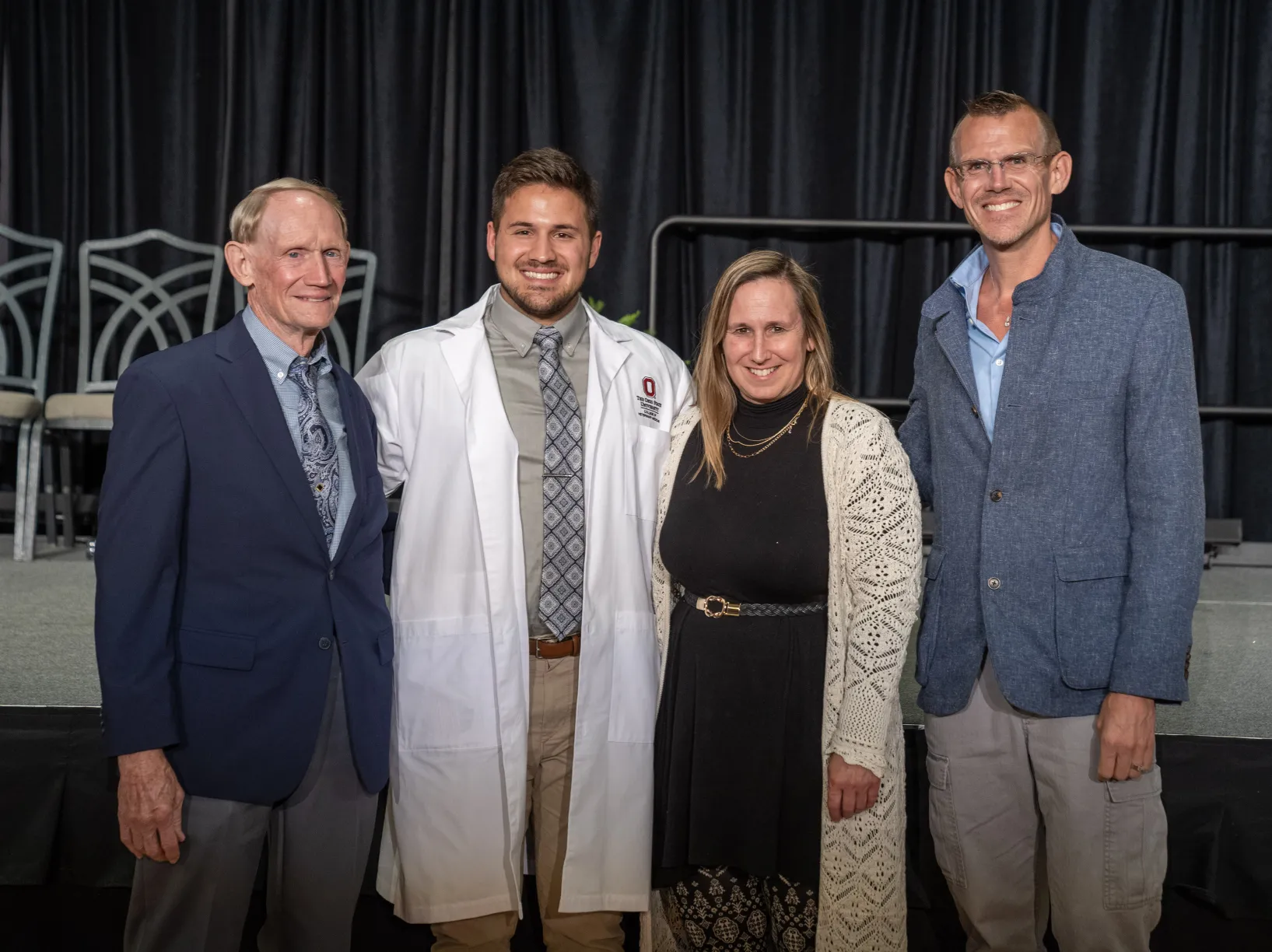 From left Dr. Douglas Coatney, Dr. Tyler Smith, Dr. Emily Coatney-Smith and Dr. Adam Coatney-Schuler