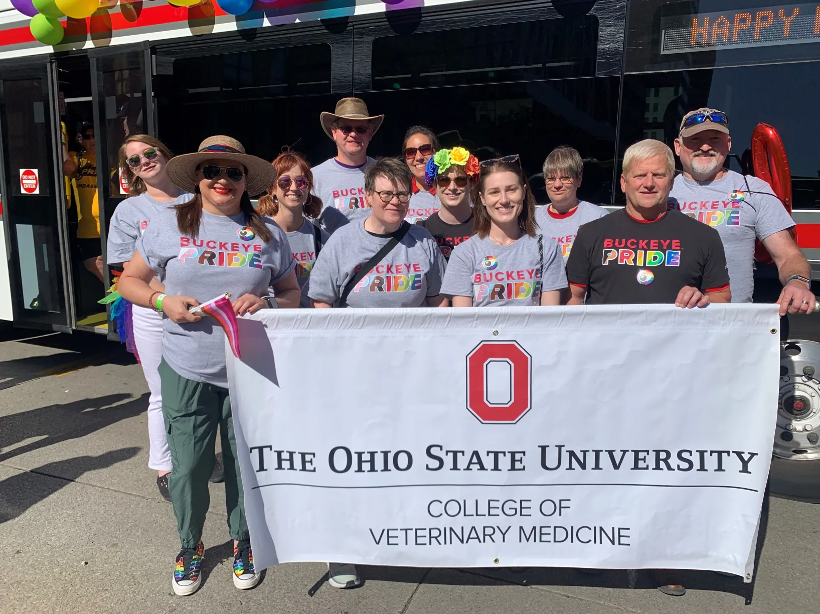 osu cvm at columbus pride parade 2022