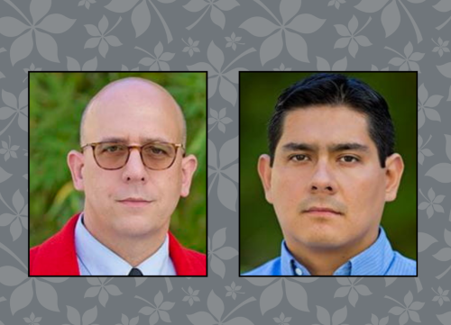 Dr. Thomas Cherpes (left) and Dr. Rodolfo Vicetti Miguel