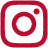 instagram logo in red