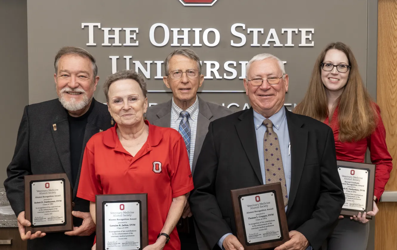 2024 alumni society award winner group photo