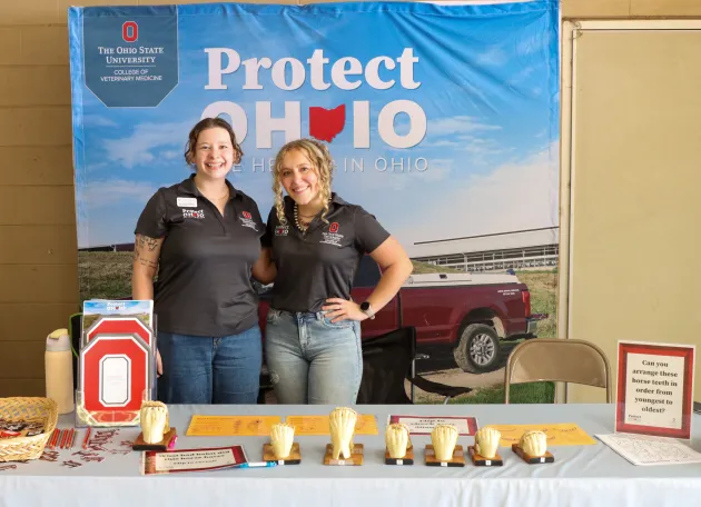 Protect OHIO table at the Ohio State Fair
