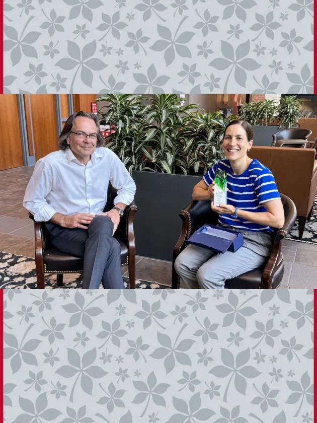 Dr. Michael Oglesbee and Dr. Melissa Leonard 